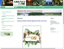 Tablet Screenshot of amazonfund.gov.br